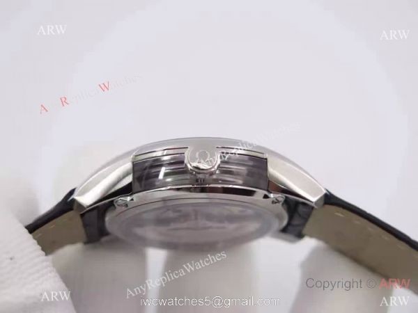 Swiss Omega De Ville Fake Watch Silver Dial 8500 Movement 4