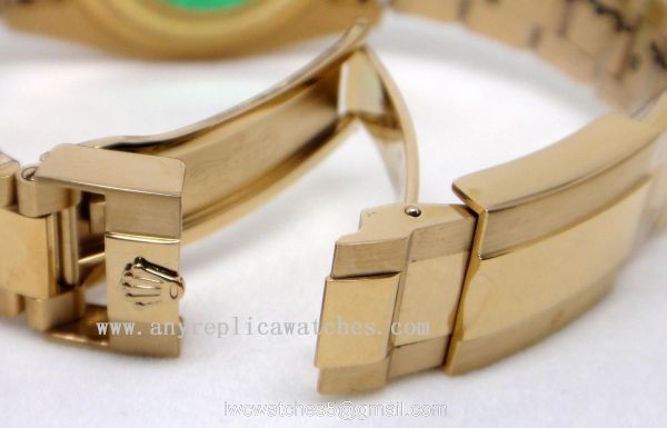Yellow Gold Rolex GMT Master 2 Gold Blue Ceramic Bezel Buy Replica Rolex Watch 4