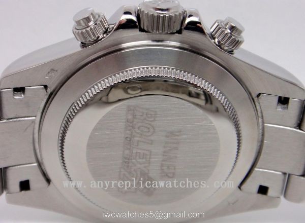 Rolex Daytona Black Face Diamond Markers Mens Clone Watch 4