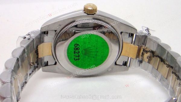 Rolex 2-Tone Datejust President Watchband Mens Replica Watch 4