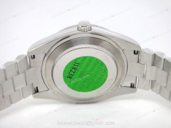 Rolex Day-Date II Presidential Roman Face Watch 41mm Rolex Ice Replica 4