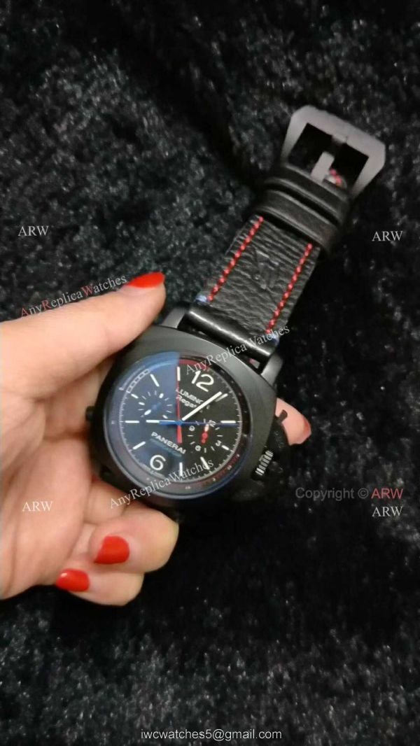 Panerai Luminor Regatta Replica Watch PAM 526 Black Case 4
