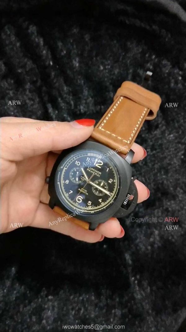 Panerai PAM 653 Luminor Chrono Replica Regatta Watch Green Inner 4