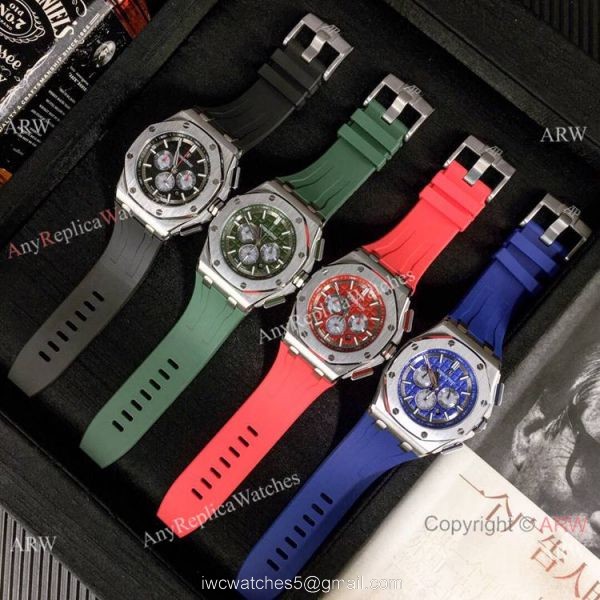 New Copy Audemars Piguet Royal Oak Offshore 45mm Watches Rose Gold Subdials 4