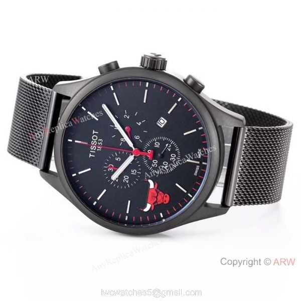 New Replica Tissot NBA Teams Special New York Knicks Men Watches Black Case 4