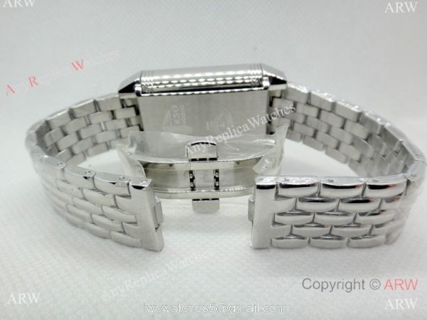 New Copy Jaeger-LeCoultre Reverso Duoface Automatic watch SS Black Dial 4