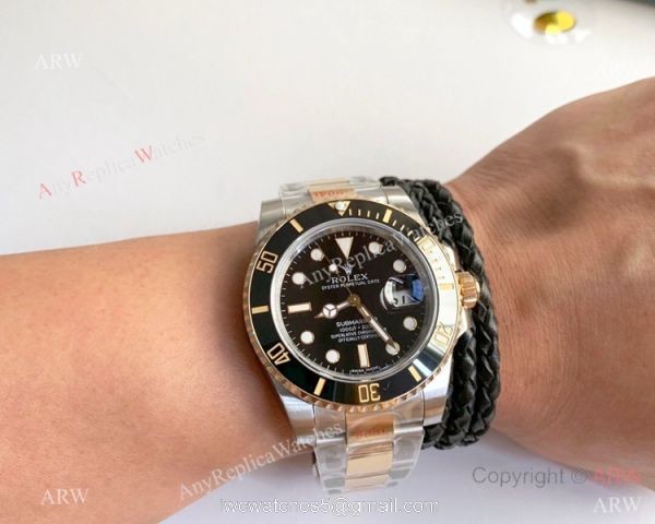 1:1 Replica Rolex Submariner 2 Tone SWISS 3135 V8 Watch Noob Watch Factory 4