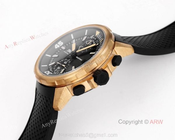 Replica IWC Aquatimer Chronograph 44mm Edition Expedition Charles Darwin Bronze Watch 4