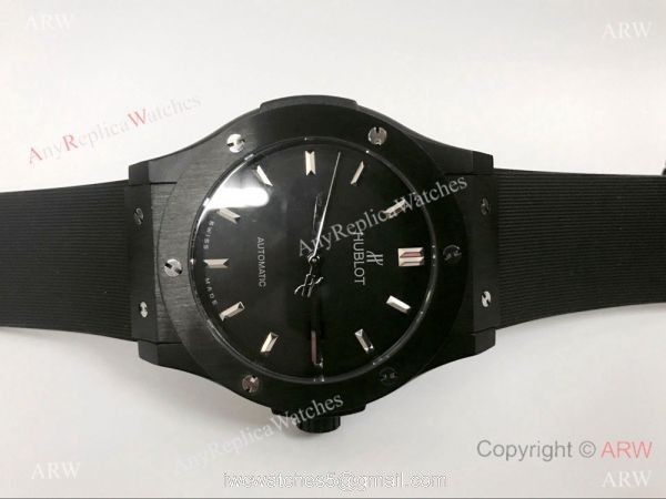 Newst Style Hublot Big Bang Limited Edition Watch Replica All Black 4