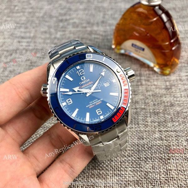 Low Price Omega Seamaster Planet Ocean 600m Omega Watch White Face 4