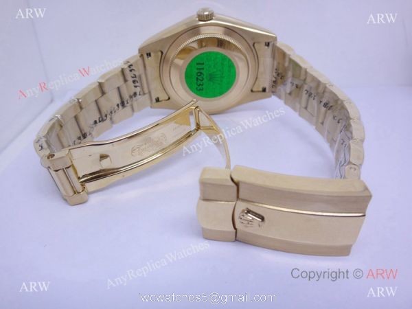 Rolex Sky Dweller Gold Replica Watch 42mm w/ Working Time Zone 4
