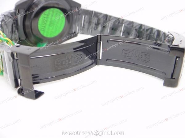 Rolex Submariner Blue Dial Black Case Replica Watch / Classic Model 4