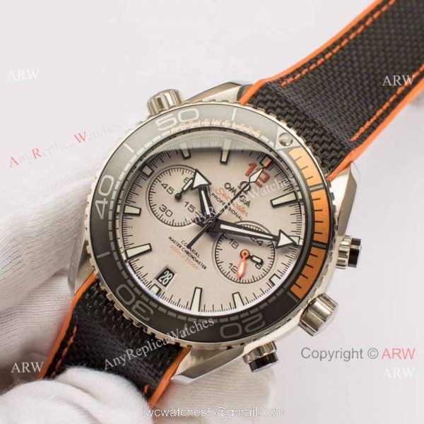 Japan Grade Omega Seamaster Replica Planet Ocean 600m Chronograph Watch White Dial 4