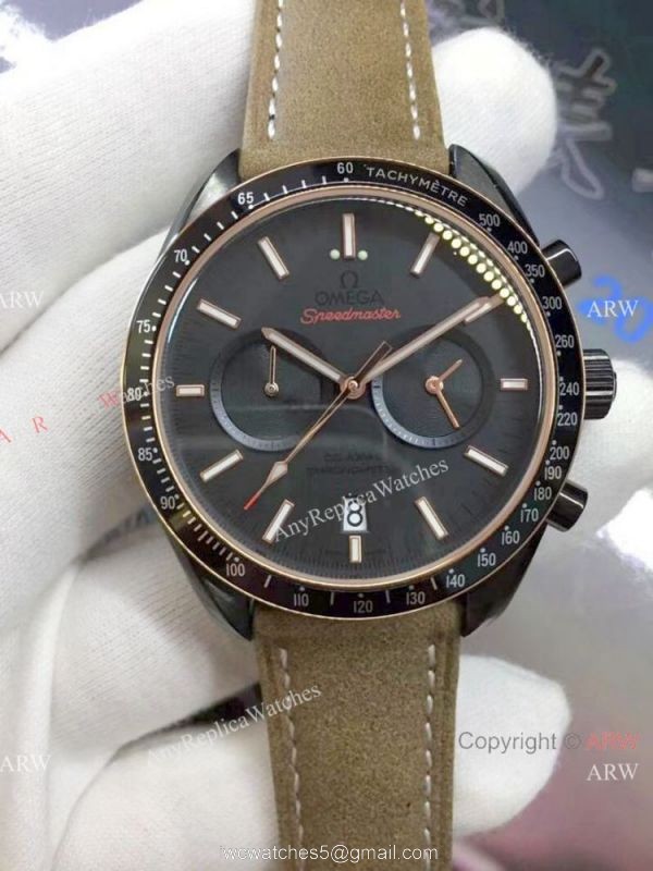 Japan Grade Omega Dark Side Of The Moon Copy Watches Gray Dial 4