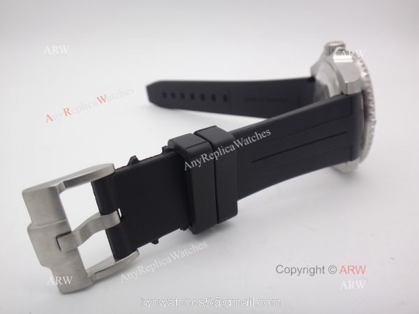 Rolex Submariner Black Ceramic / Black Rubber Strap Watch 4
