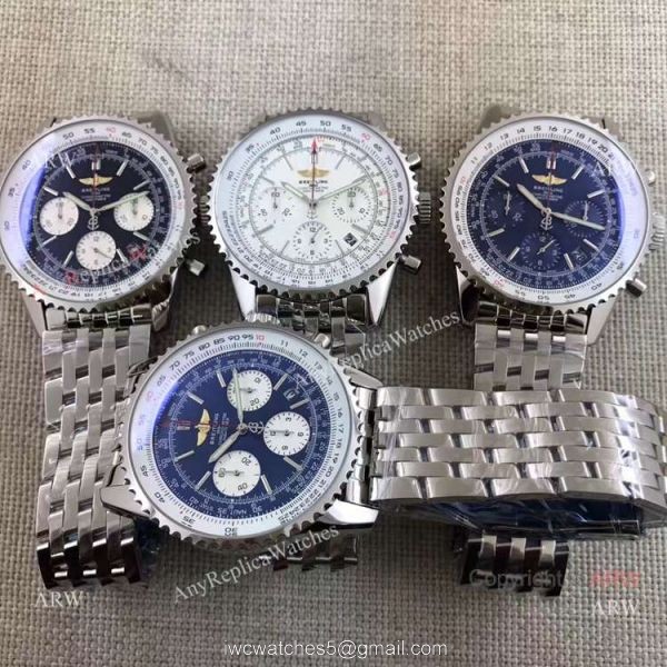 Breitling 1884 Chronometre Navitimer 01 Blue Face Watch 46mm or 42mm 4