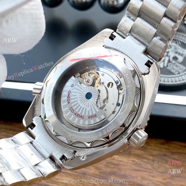Replica Omega Planet Ocean GMT Watches Blue Ceramic Bezel SWISS GRADE CASE 4