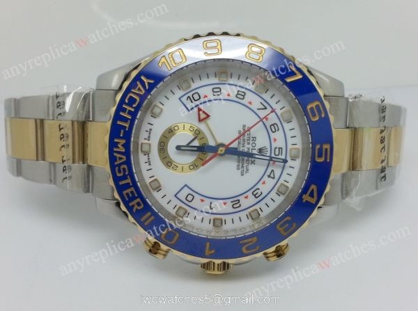 Rolex Yachtmaster II 2-Tone Yellow gold 44mm w/ Working Sub-dial |Replica Watch 4