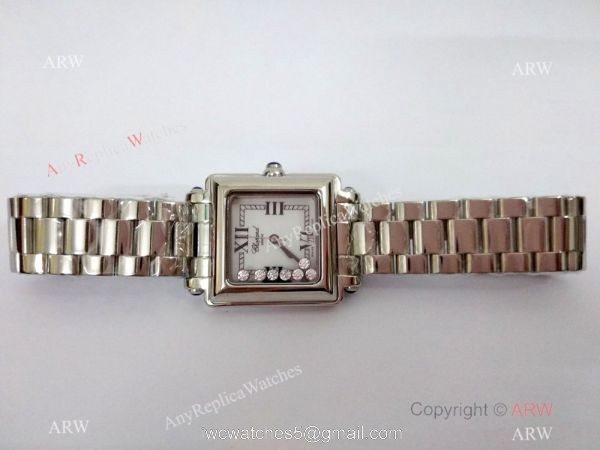 Stainless Steel Chopard Geneve Replica Watch Ladies 28mm 4