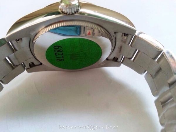 Replica Rolex Presidential Diamond Datejust Watch Stainless steel White MOP Dial 31mm 4