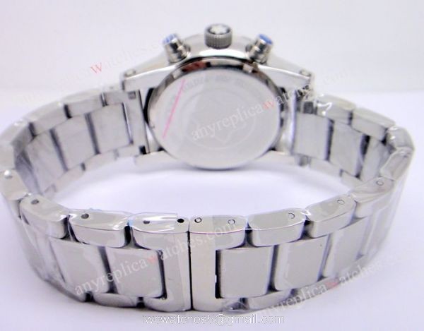 Clone Montblanc Flyback SS Black Face Chronograph Watch 4