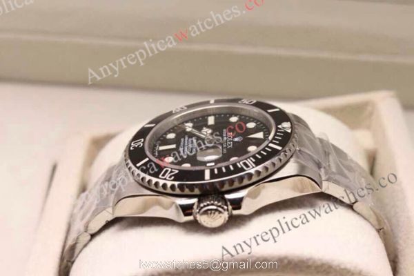 SWISS ETA 2836 MOVEMENT ROLEX SUBMARINER CERAMIC BLACK WATCH 4