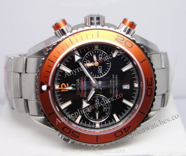 Omega Seamaster Planet Ocean 600m SS Orange Bezel / Caliber 9300 Movement 4