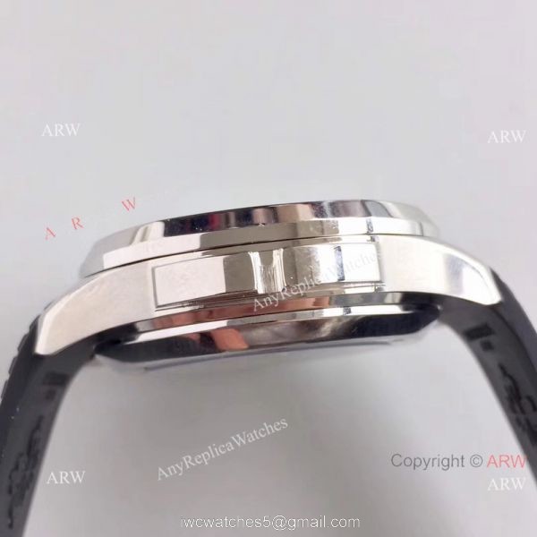 Swiss Grade Copy Patek Philippe Travel Time Watch SS Gray Dial 4