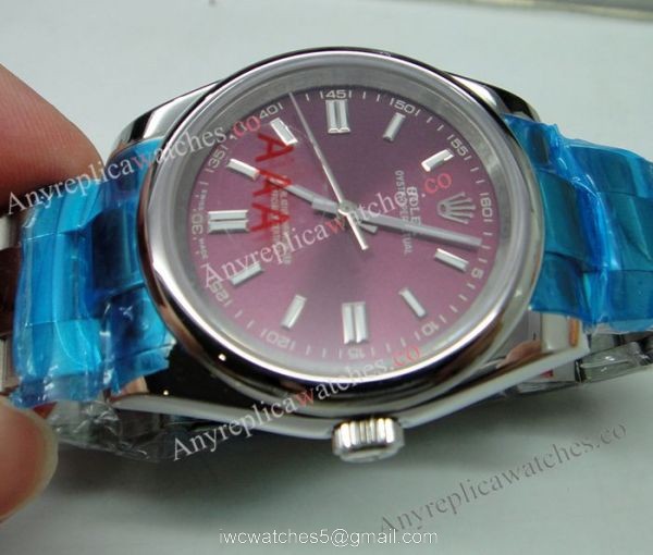 Replica Red Face Rolex Oyster Perpetual Watch 36mm or 39mm 4