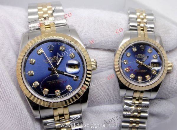 Rolex Datejust Blue Face Jubilee 36mm Men Watch Rolex 16233 Fake Bracelet 4