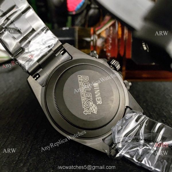 New Daytona Rolex Rainbow Replica Watch All Black Limited Edition 4