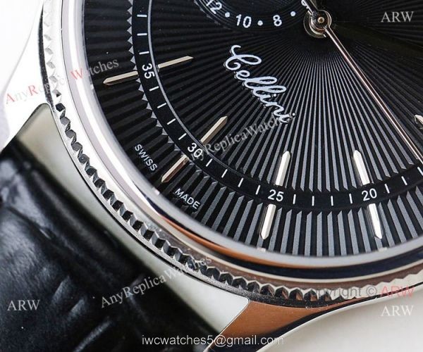 Swiss Rolex Cellini Moonphase Replica Stainless Steel Watches 4