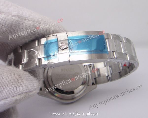 Replica rolex daytona stainless steel white face automatic watch 4