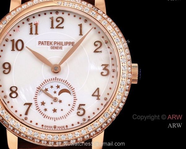 Swiss Grade 1 Patek Philippe Complications 4968r ETA2824 Watch Rose Gold 4