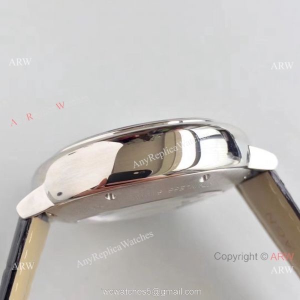 Swiss Replica Cartier Chronograph White Dial Watch 44mm 4