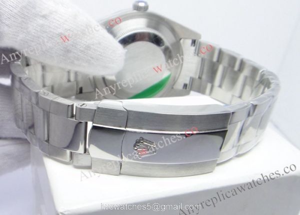 NEW UPGRADED Rolex Datejust 41 Black Replica Watch SS Oyster Face 4