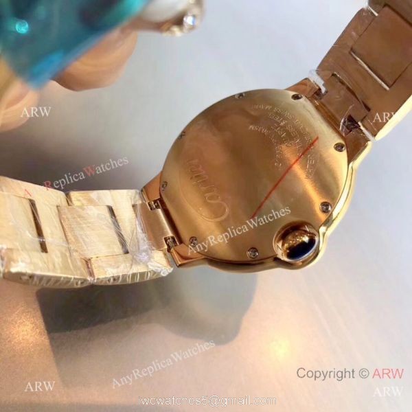 Stainless Steel Diamond White Dial Womens Fake Cartier Watch 4