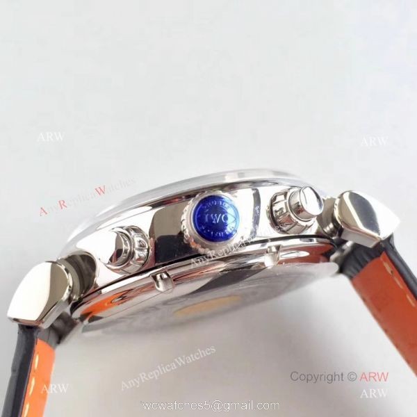 Swiss Grade Clone Da Vinci Chronorgaph 7750 Watch SS Blue Dial 4