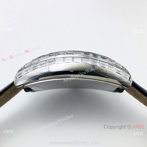 Swiss Replica Franck Muller Curvex diamond Watch Stainless Steel 43mm 4