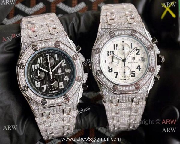 Buy Replica Audemars Piguet Iced Out Royal Oak Offshore Watch 44mm 4