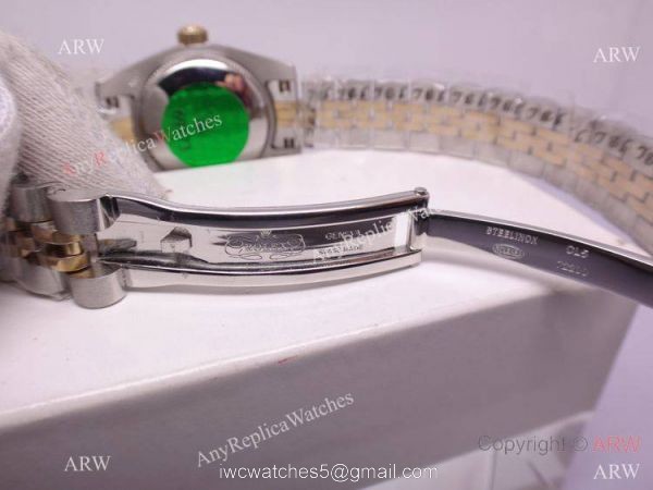 Rolex Datejust Watch 2-Tone Pink MOP Diamond bezel Ladies 31mm 4