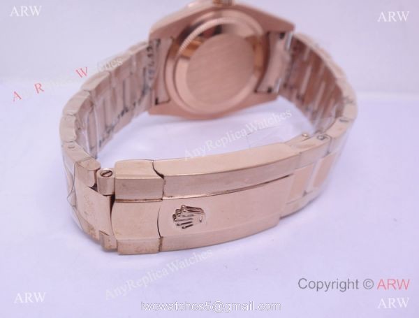 Rose Gold Rolex Datejust Goldust Dream Dial Watch 4