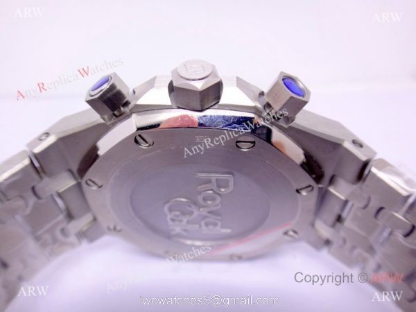 Fake Audemars Piguet For Sale Royal Oak Chronograph Blue Face Watch 4