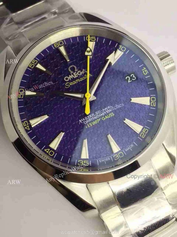 Omega Seamaster 007 Gauss SS Black Replilca watch 8507 4