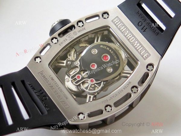 Swiss 1:1 Richard Mille RM052 Titanium Skeleton Replica Watch 43mm 4