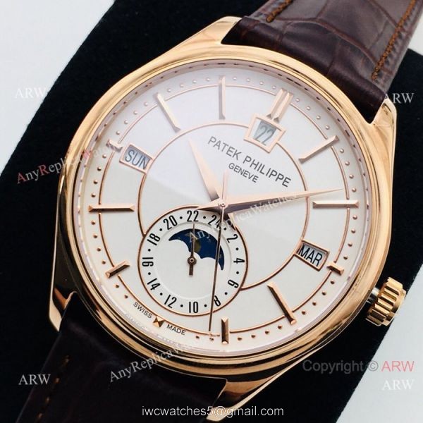 PPF Factory Patek Philippe Annual Calendar Rose Gold watch Swiss Grade 1 4