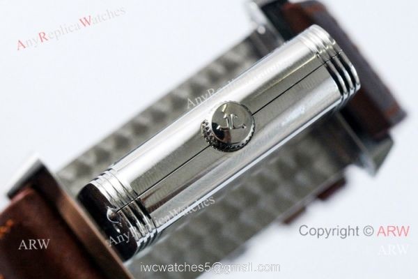 AN Factory Swiss Replica Jaeger-LeCoultre Reverso Duoface White Face Watches 4