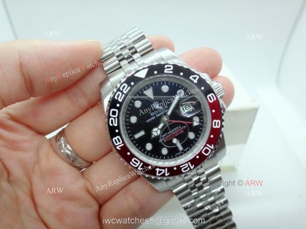 Rolex Pepsi Jubilee Replica Watch GMT-Master II Black Red Ceramic 4