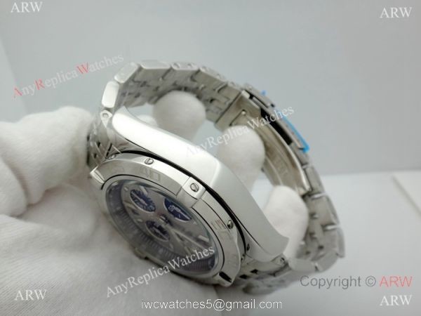 Breitling Chronomat B01 Stainless Steel Replica Watch Gray Dial 4