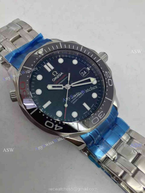 Replica Swiss 2836 Omega 007 Watch Replica for 50th Anniversary 4
